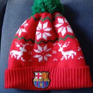 FC Barcelona Christmas Winter Hat